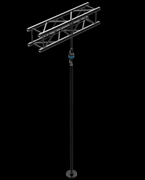 Aerial LED Dance Pole